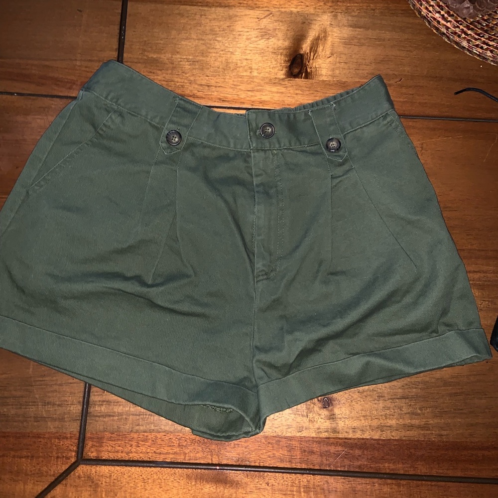 Green shorts